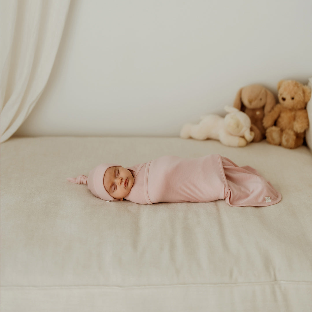 Merino Kids Cocooi Baby Wrap - Cloud Pink