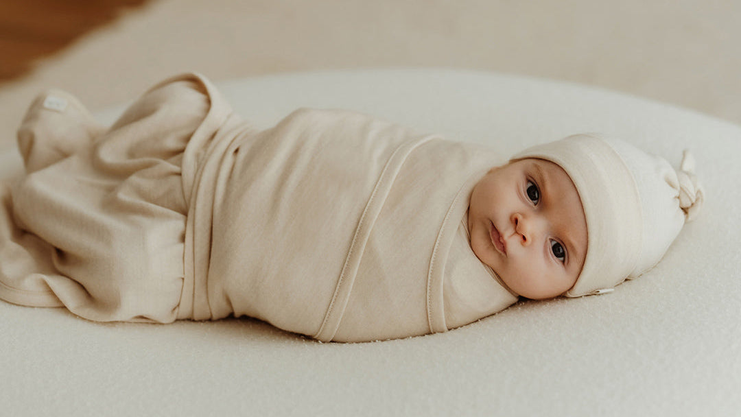 Merino Kids Cocooi Baby Wrap - Natural