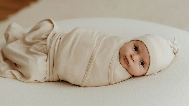 Merino Kids Cocooi Baby Wrap - Natural