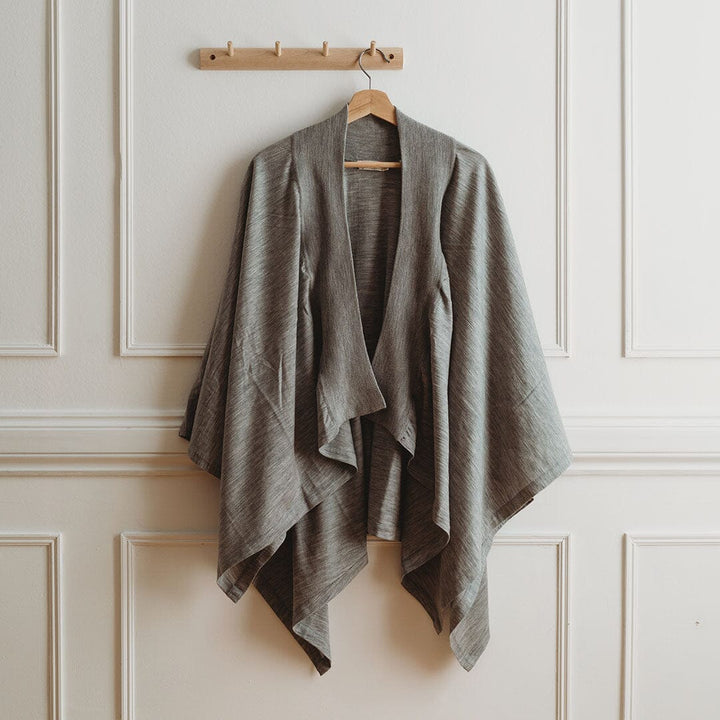 Merino Kids Mama Wrap - Light Grey-Nursing Covers-Light Grey-One Size | Merino Kids UK