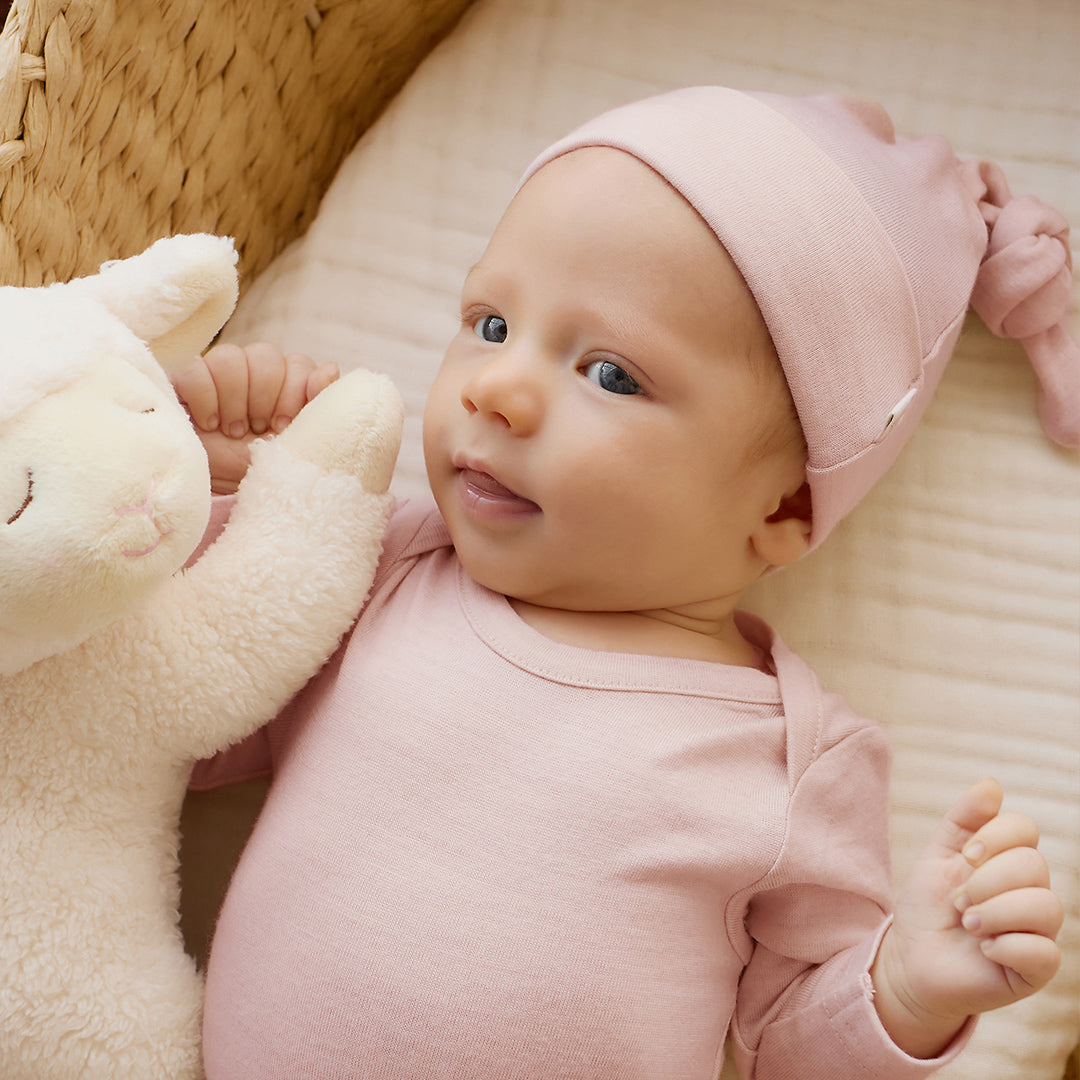 Merino Kids Merino Beanie - Cloud Pink