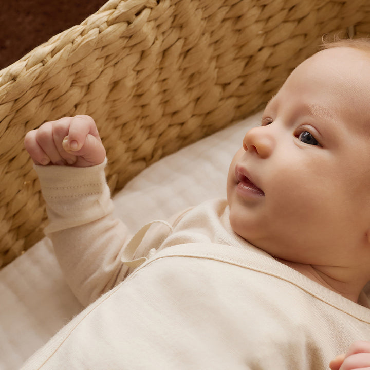 Merino Kids Merino Wrap Onepiece - Natural