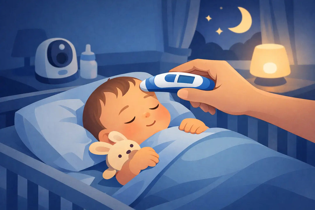How to Check Baby Temperature at Night