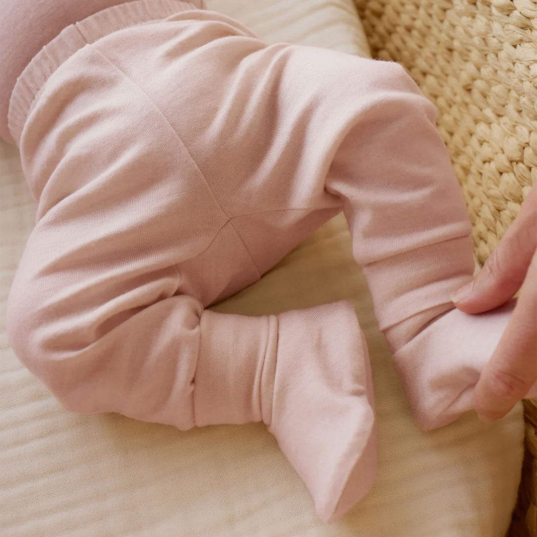 Merino Kids Booties - Cloud Pink