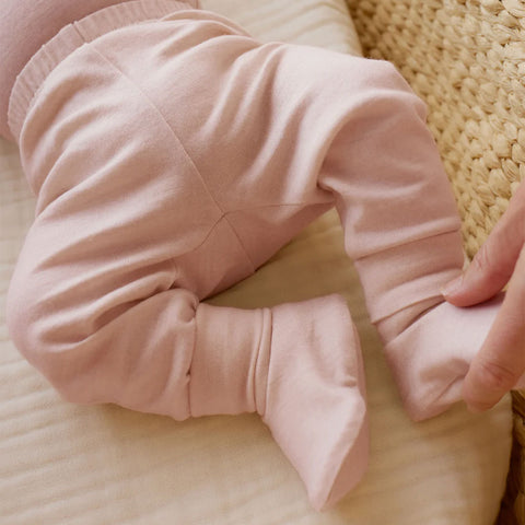 Merino Kids Booties - Cloud Pink