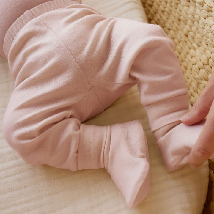 Merino Kids Booties - Cloud Pink