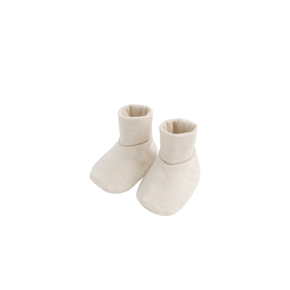 Merino Kids Booties - Natural