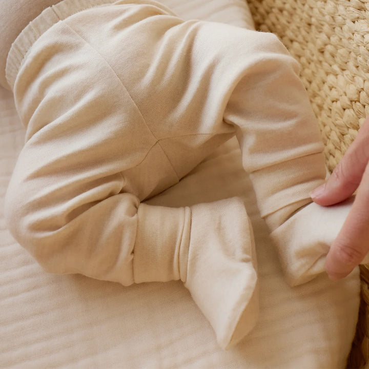 Merino Kids Booties - Natural