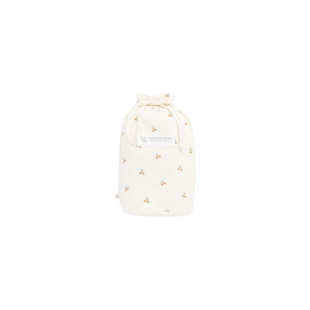 Merino Kids Go Go Sleeping Bag - All Seasons -  Acorn Print