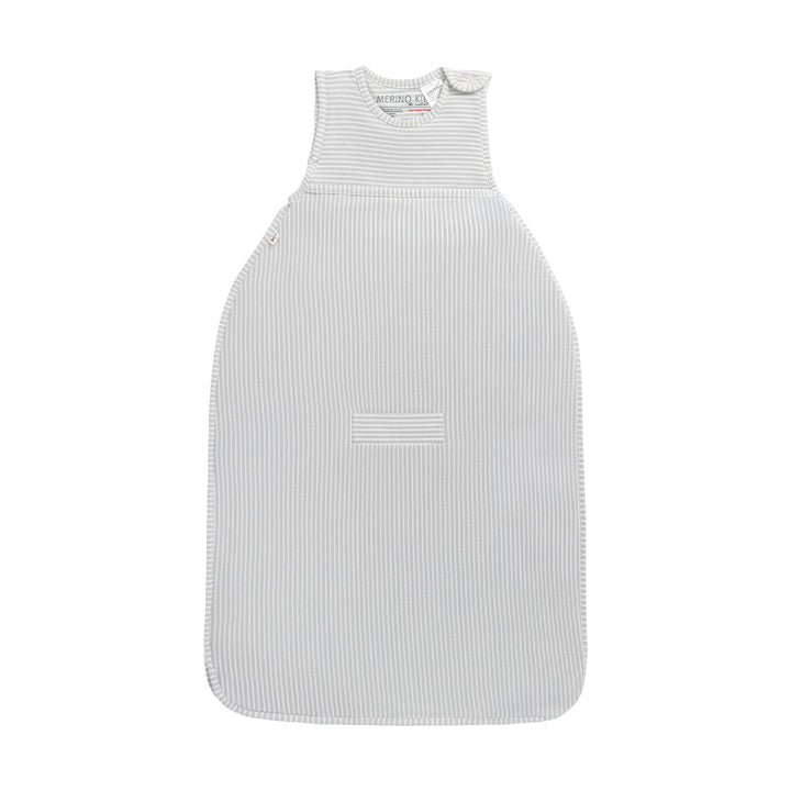 Merino Kids Go Go Sleeping Bag - All Seasons - Turtle Dove Stripe