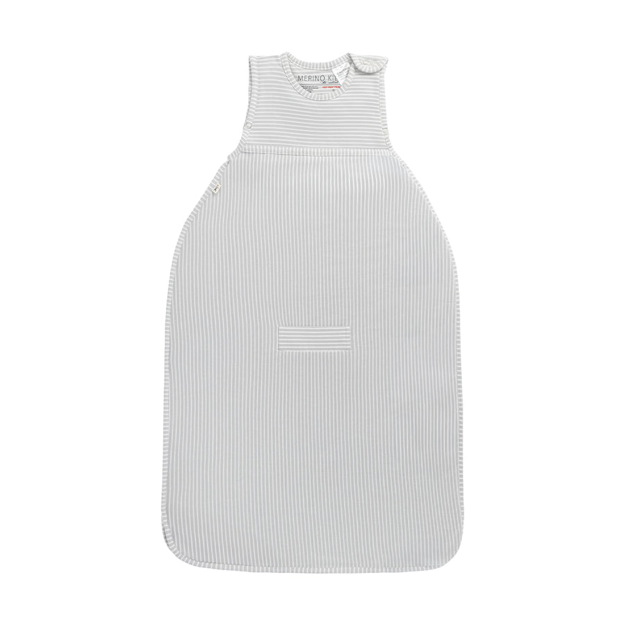 Merino Kids Go Go Sleeping Bag - All Seasons - Turtle Dove Stripe