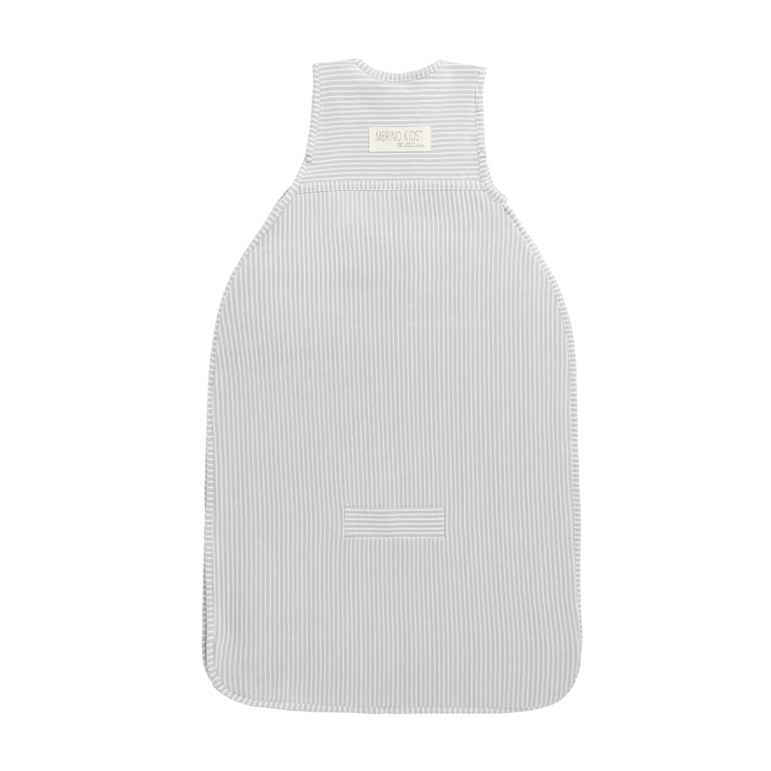 Merino Kids Go Go Sleeping Bag - All Seasons - Turtle Dove Stripe