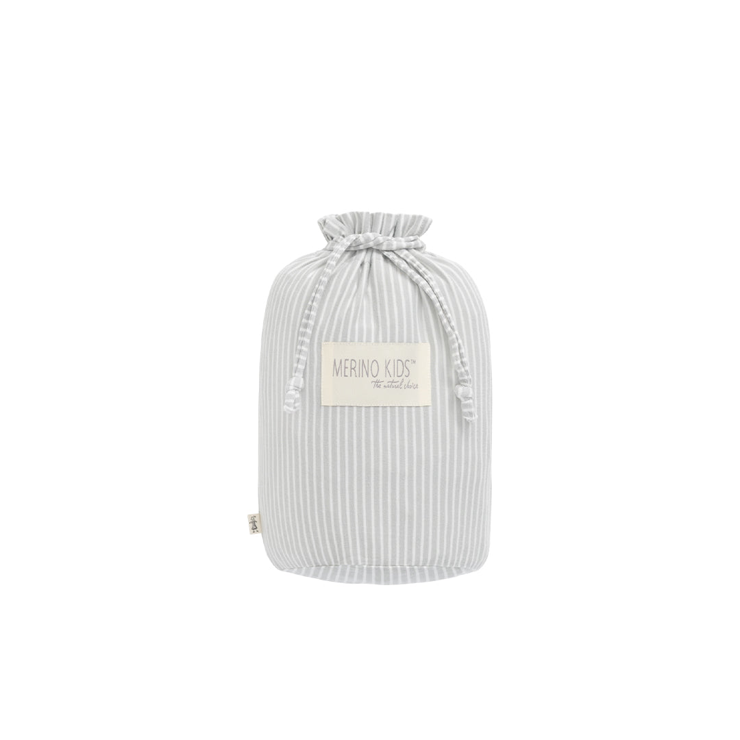 Merino Kids Go Go Sleeping Bag - All Seasons - Turtle Dove Stripe
