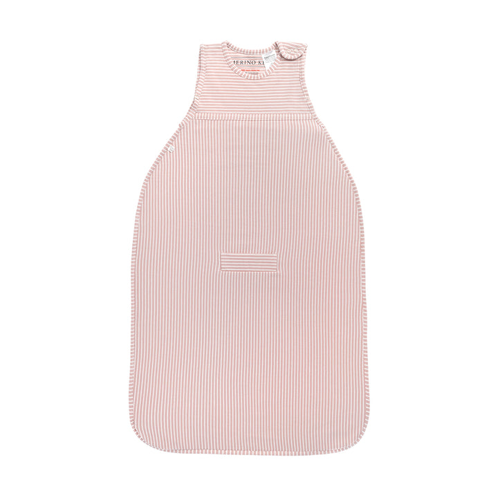 Merino Kids Go Go Sleeping Bag - All Seasons - Misty Rose Stripe