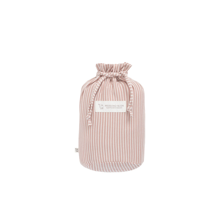 Merino Kids Go Go Sleeping Bag - All Seasons - Misty Rose Stripe
