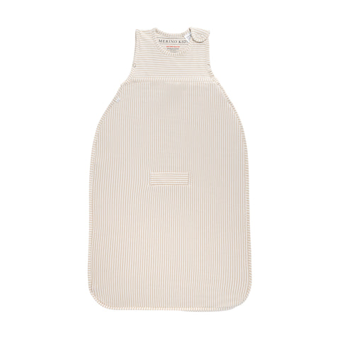 Saco de dormir Merino Kids Go Go - Para todas las estaciones - Rayas color arena