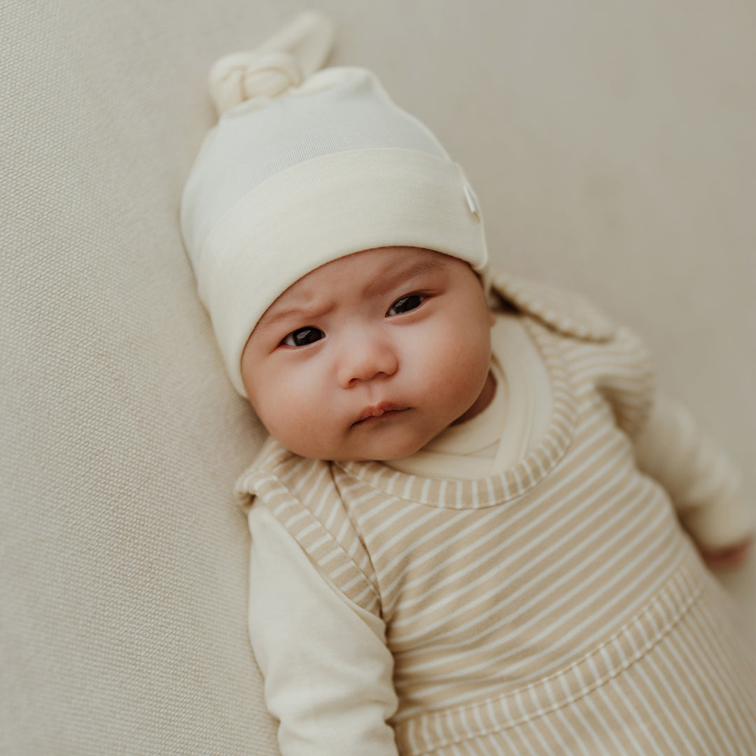 Merino Kids Go Go Sleeping Bag - All Seasons - Sandstone Stripe