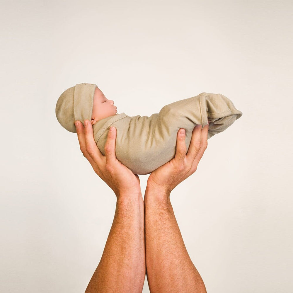 Merino Kids Cocooi Baby Wrap - Natural