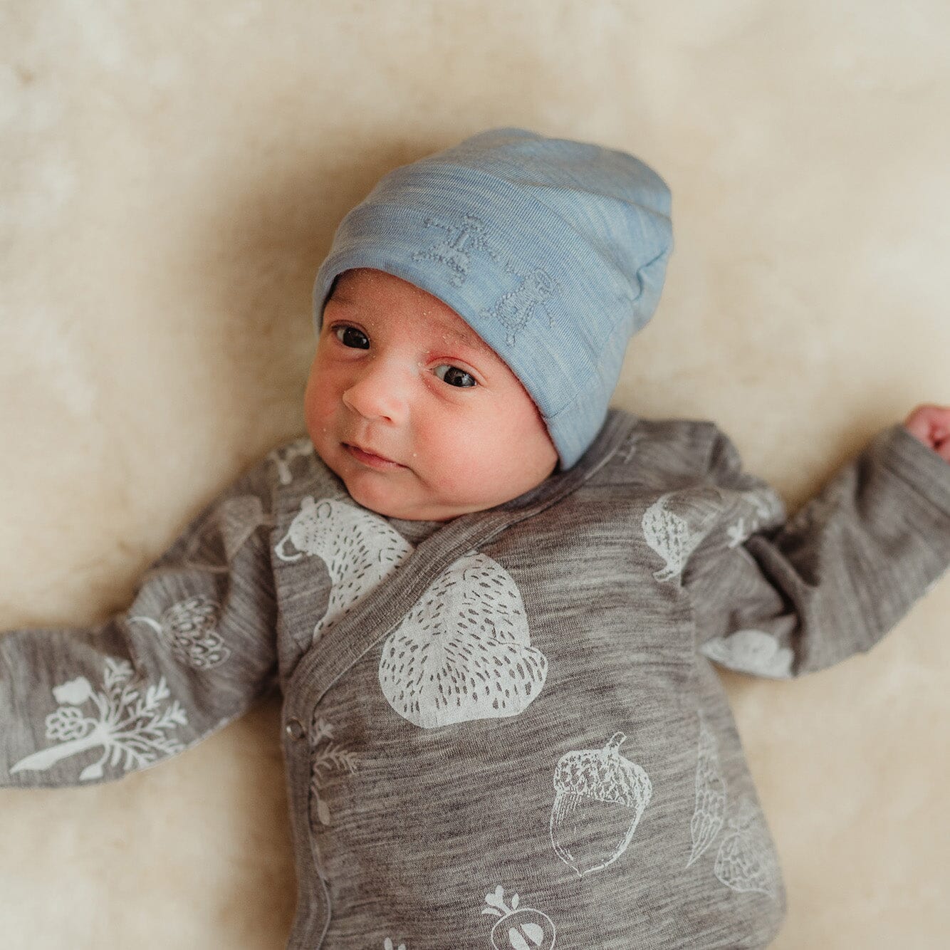 Merino store baby hat