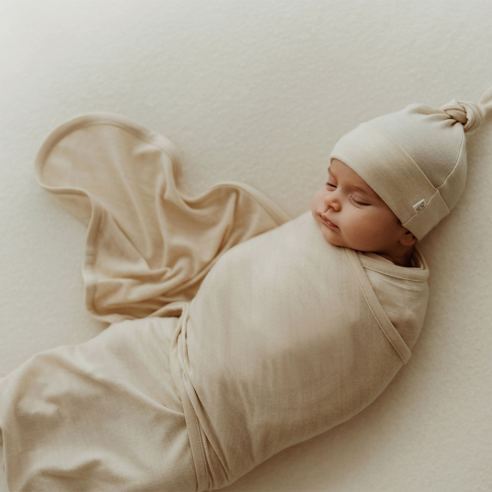 Merino Kids Cocooi Baby Wrap - Natural