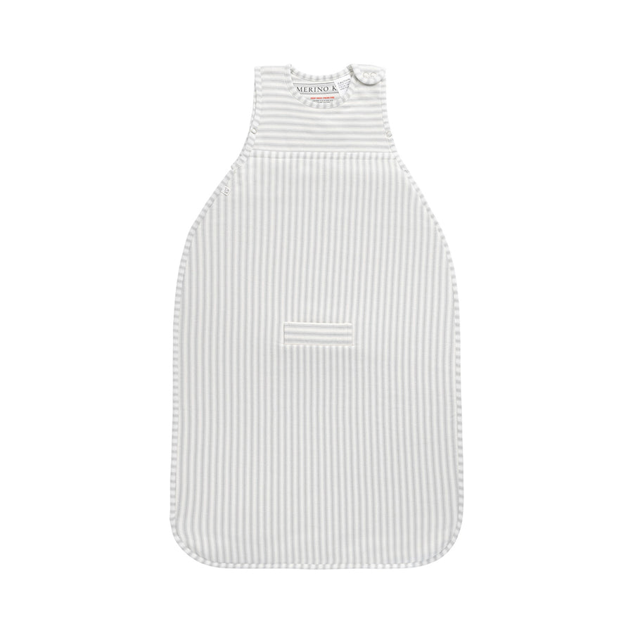 Merino Kids Go Go Sleeping Bag - Duvet Weight - Variegated Stripe Mist