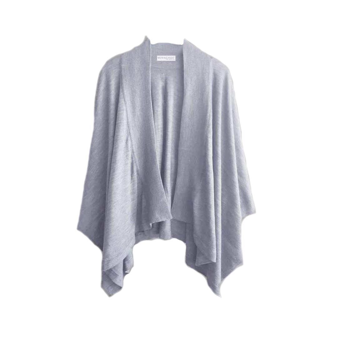 Merino Kids Mama Wrap - Light Grey-Nursing Covers-Light Grey-One Size | Merino Kids UK