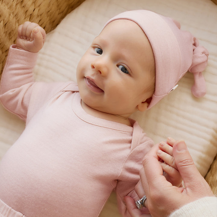 Merino Kids Merino Beanie - Cloud Pink