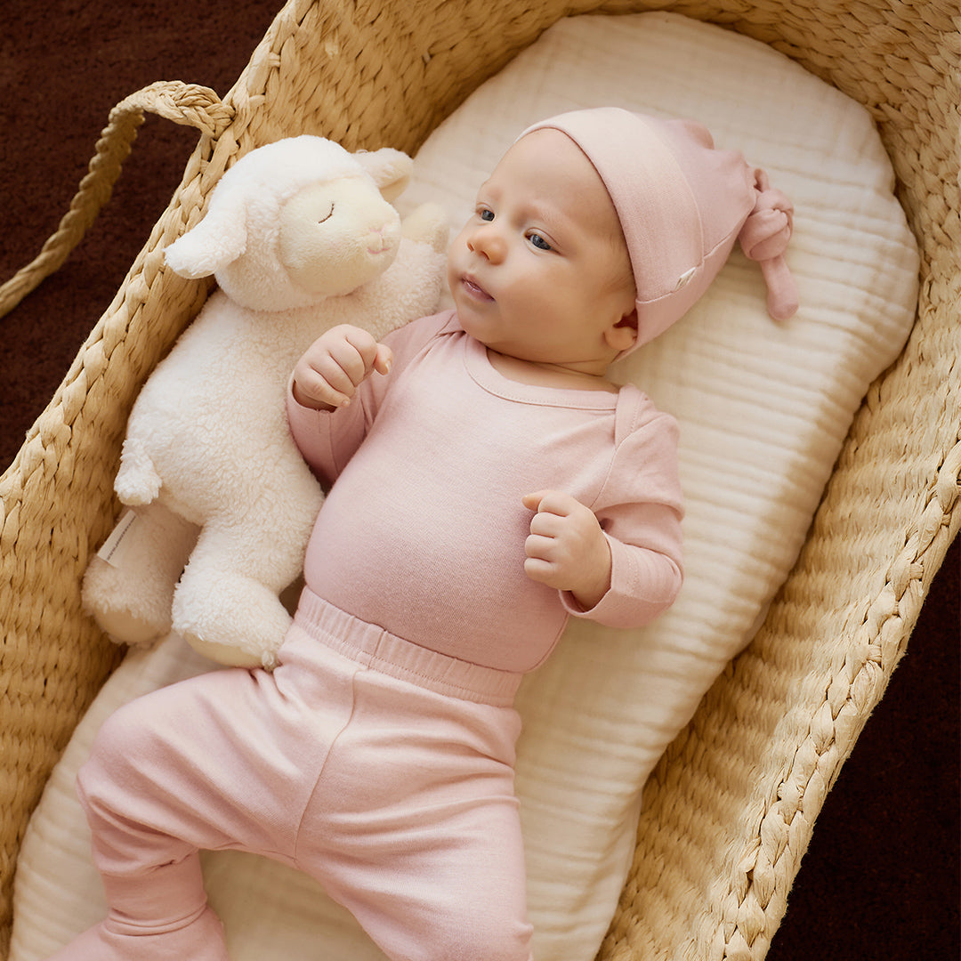 Merino Kids Merino Beanie - Cloud Pink