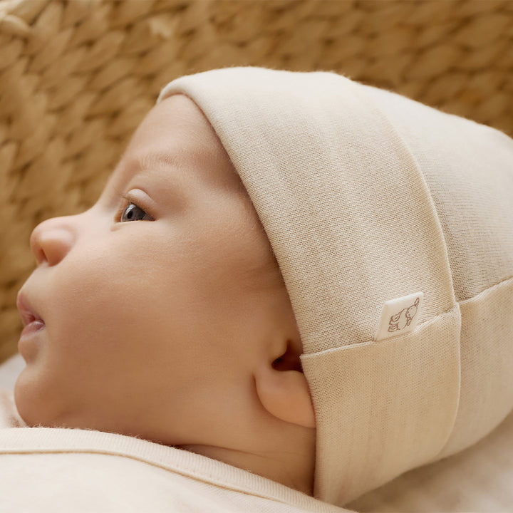 Merino Kids Merino Beanie - Natural