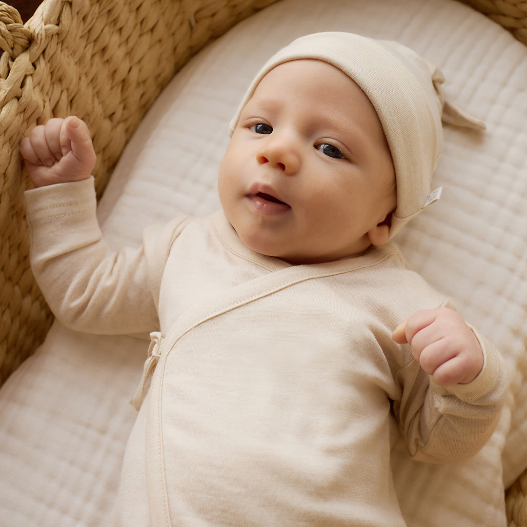 Merino Kids Merino Beanie - Natural