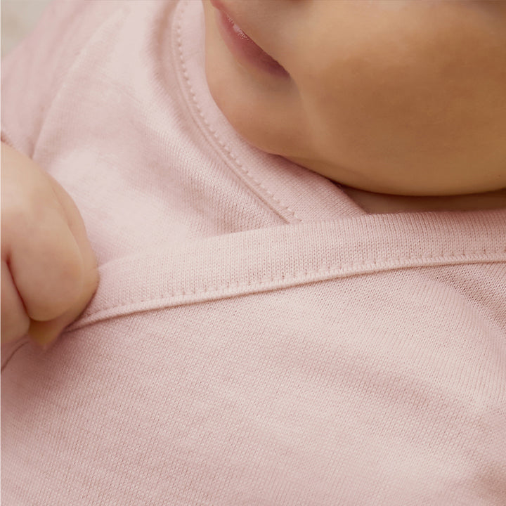Merino Kids Merino Wrap Onepiece - Cloud Pink