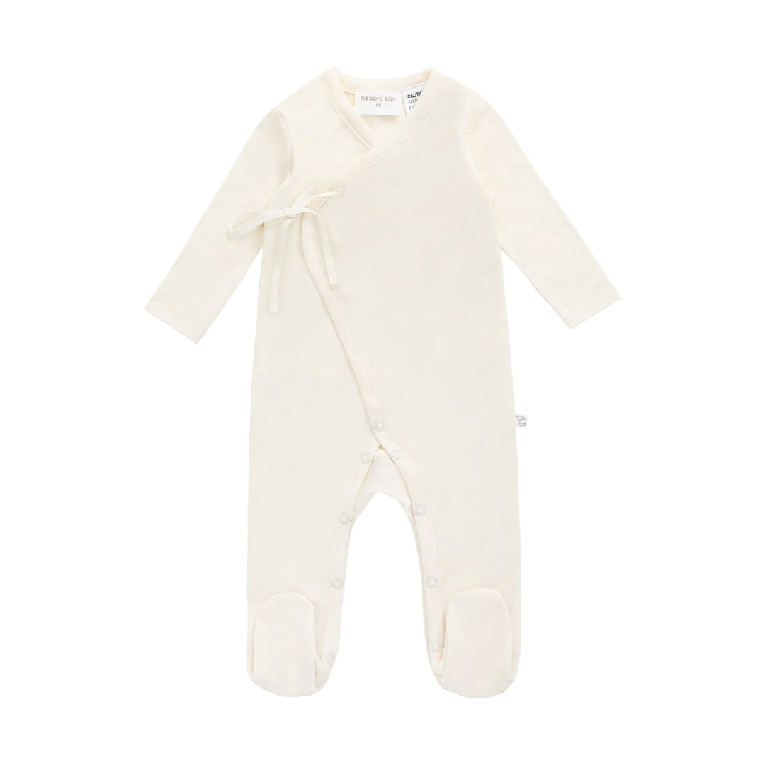 Merino Kids Merino Wrap Onepiece - Cloud
